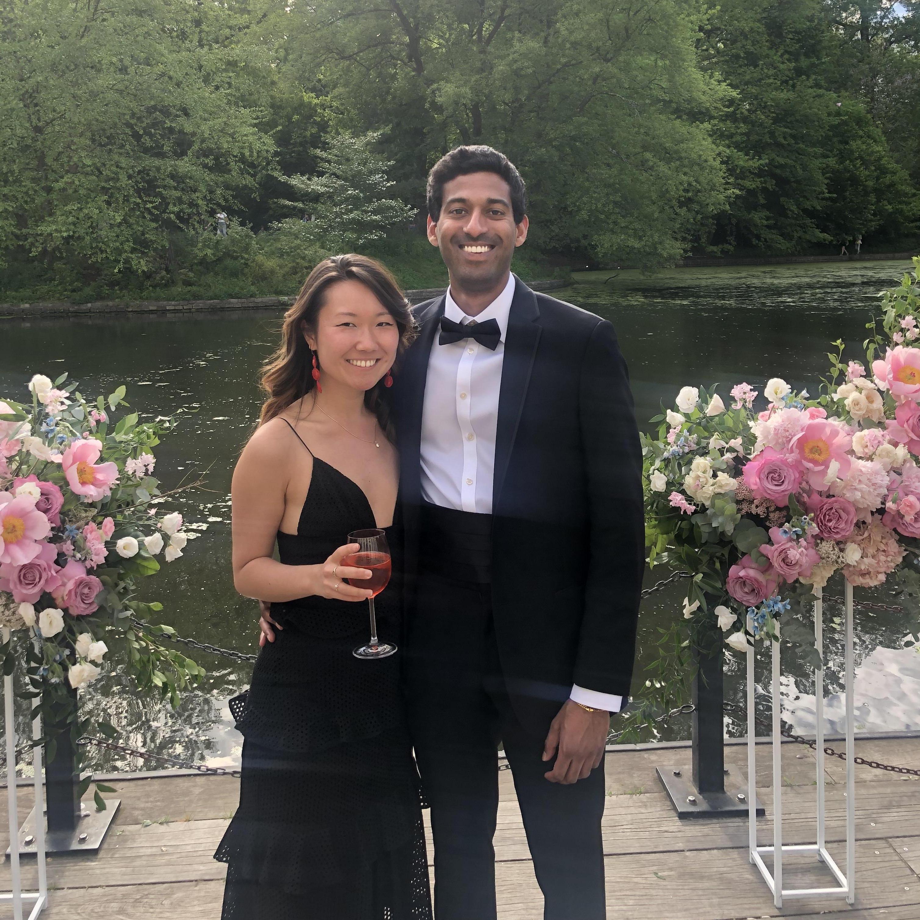 Taken when attending our first wedding (one of our friends from NYU Sydney!)