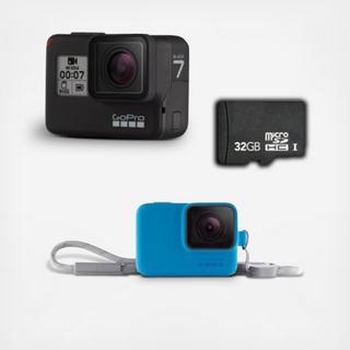HERO7 Black with Micro SD Card and Sleeve & Lanyard