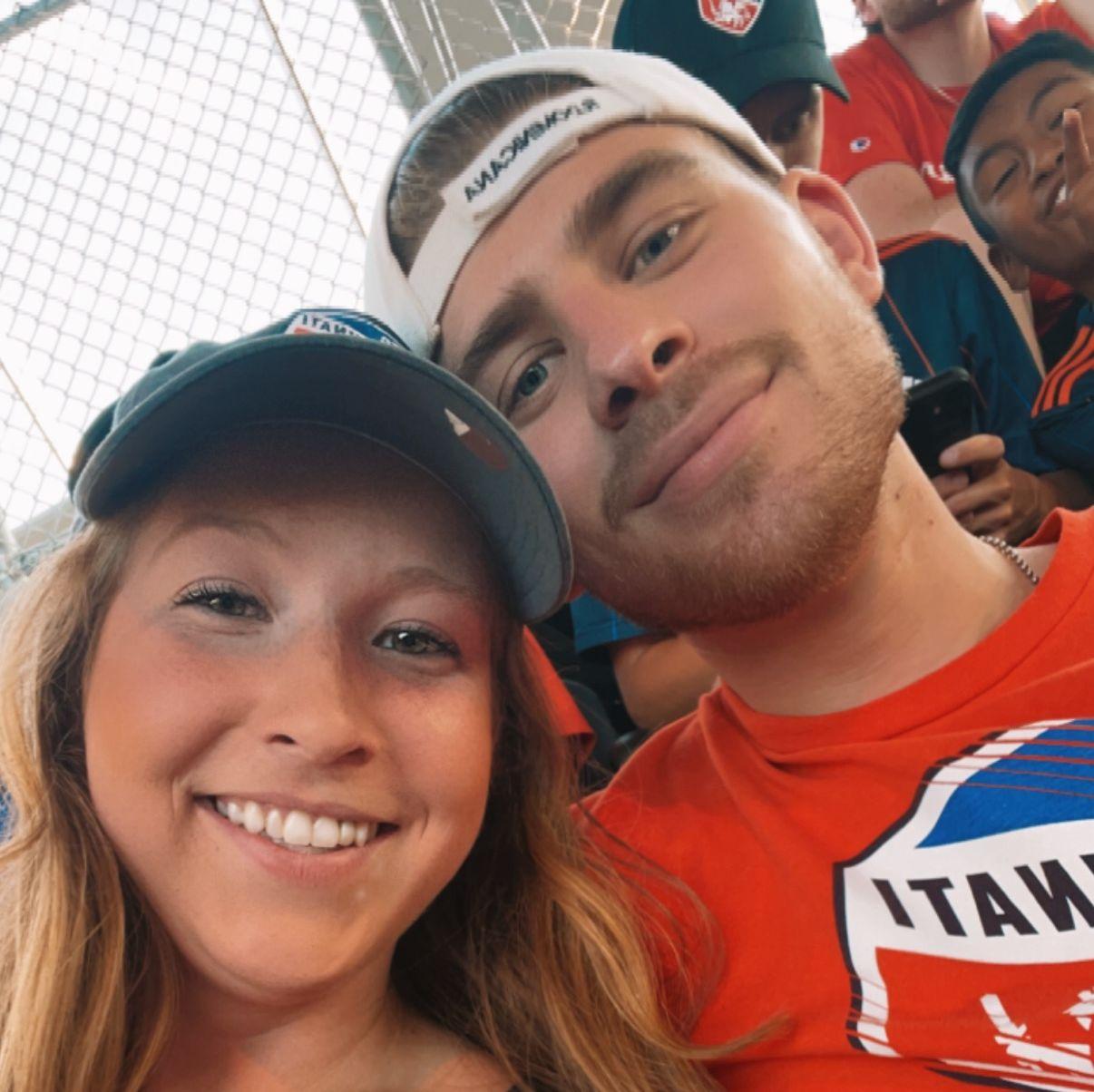8.27.22 Our first picture together! Taken at a FC Cincinnati game.