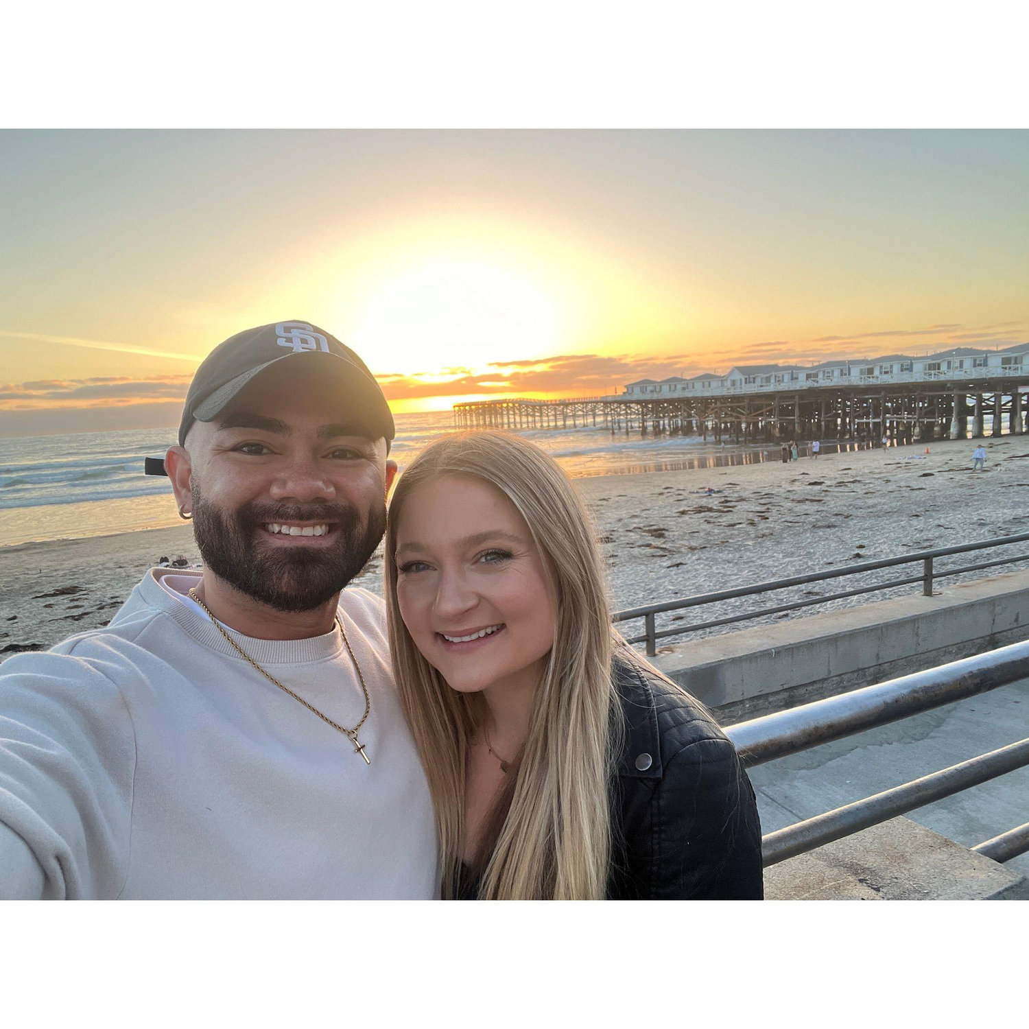 Our first date at Pacific Beach before we had kbbq dinner and boba right after. 3/26/24