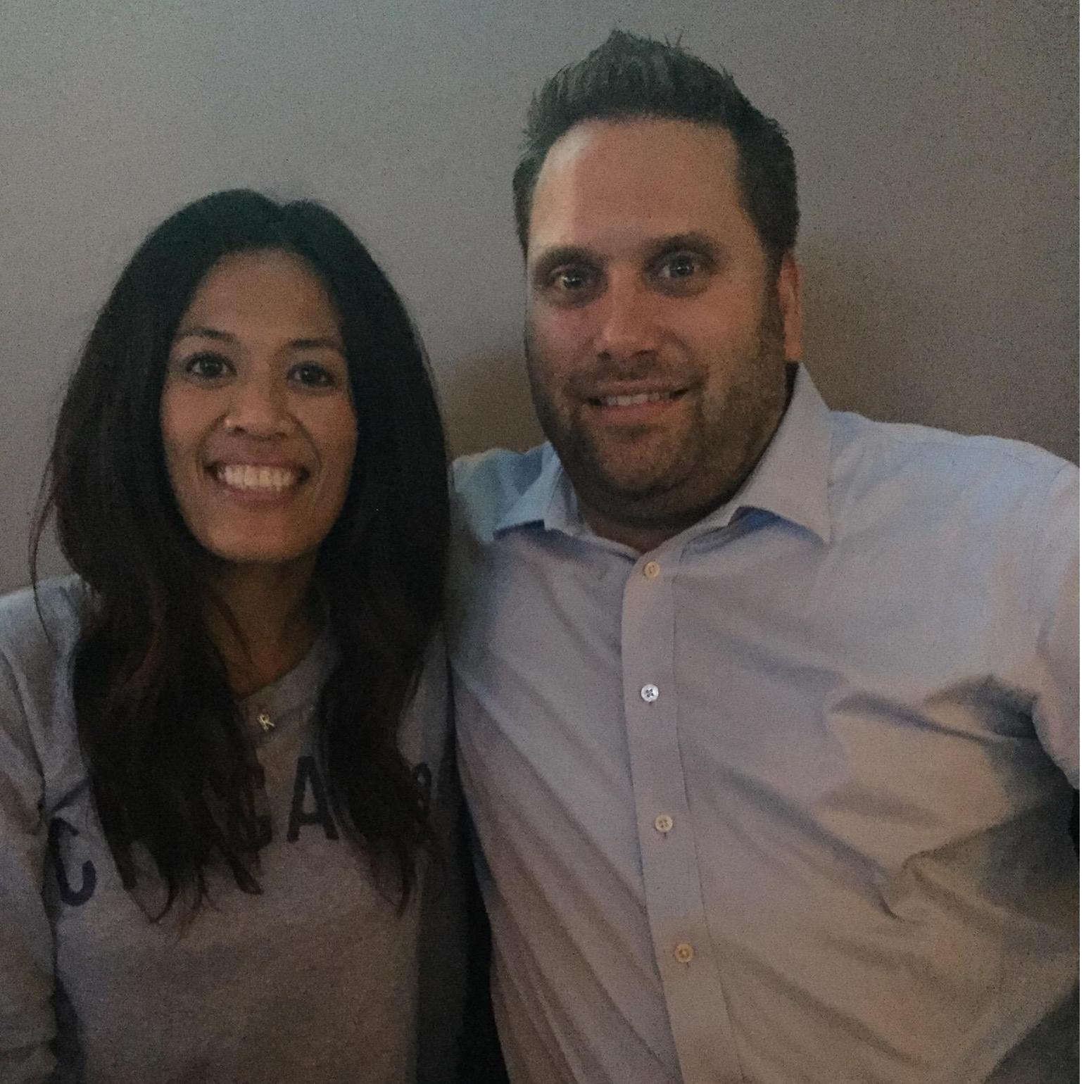 The night Michael met my parents at Trophy Room in Chicago to watch a Cubs playoff game. October 2015