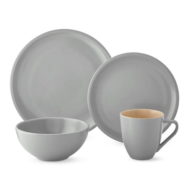 Le Creuset Matte Coupe 16-Piece Set with Cereal Bowl, French Grey