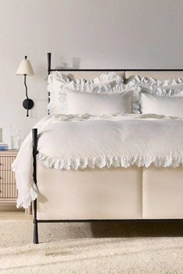 Fera Cotton Embroidered Sateen Duvet