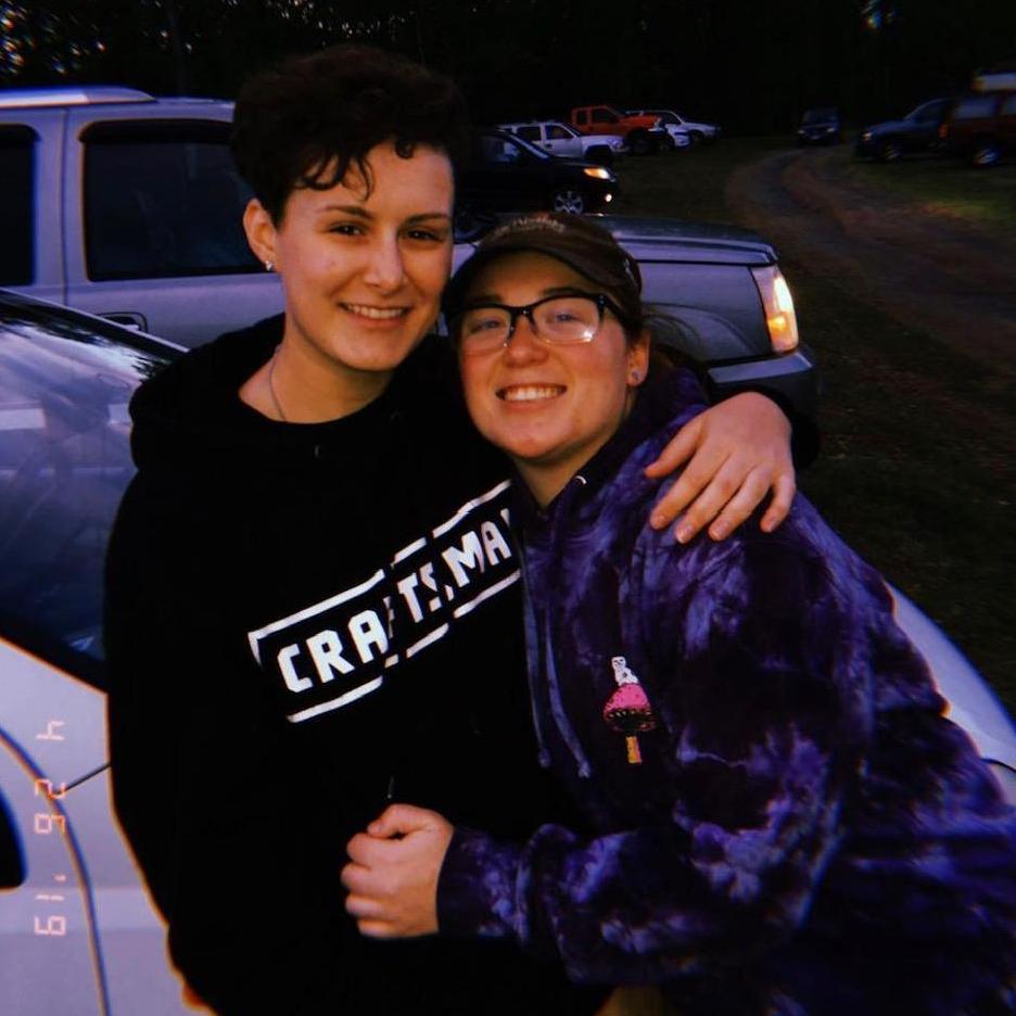 A cold night at the drive-in with some friends.