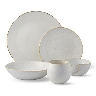 Drip Glaze 16-Piece Dinnerware Set