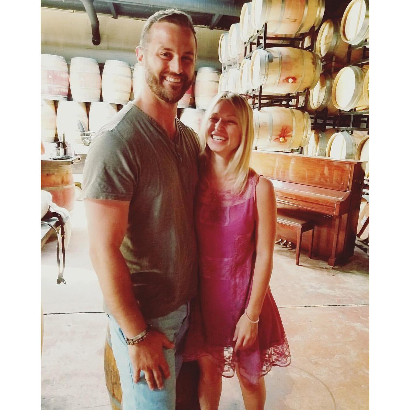 Things were wine-ing up in August 2016