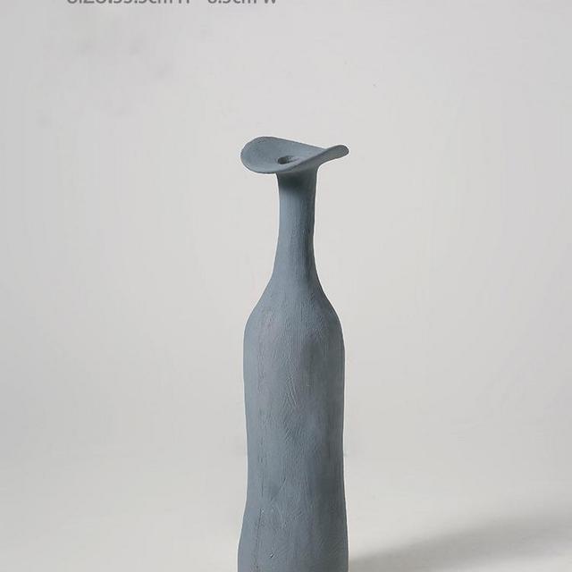 Creative Artistic Hand Made Ceramic Vase inspired by Morandi Color Home Decor