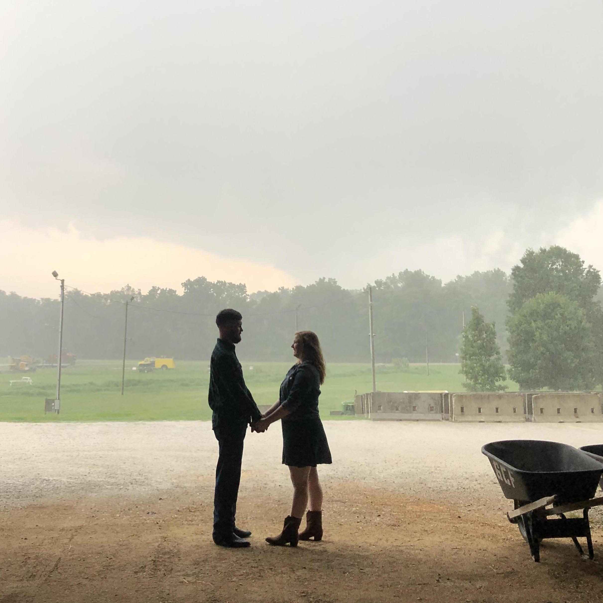Engagement pictures at the place we first met.
