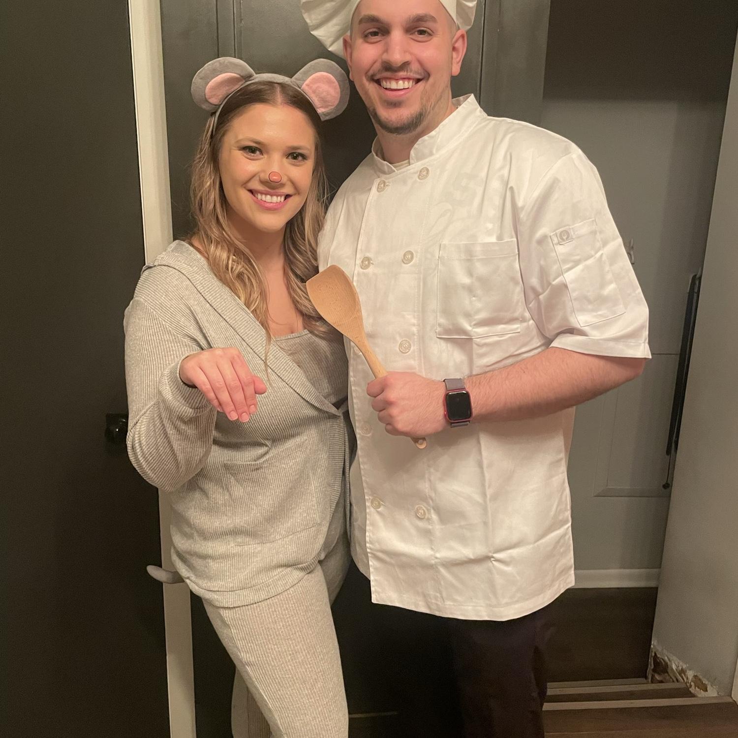 Our First Halloween together, as Ratatouille!