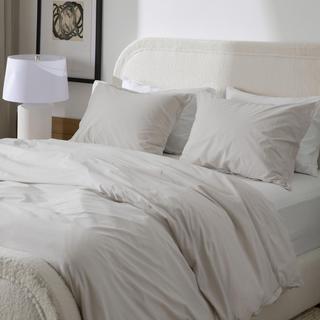 Percale Long-Staple Egyptian Cotton Duvet & Sham Set