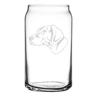 German Shorthaired Pointer, Gsp Dog All Purpose 16oz. Libbey Can Glass - Beer Glasses - by Etched Laser Art | Houzz