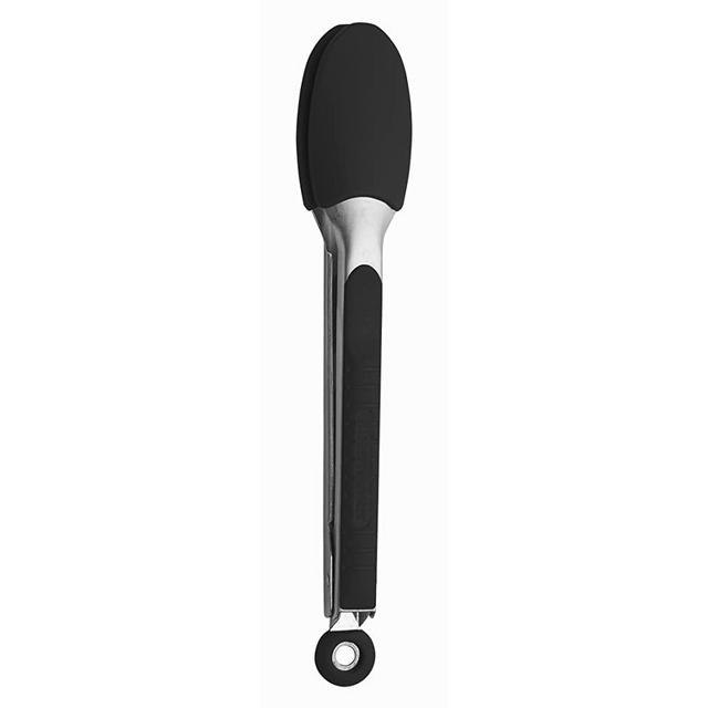 Messermeister Silicone Coated Locking Tong, 9-Inch, Black