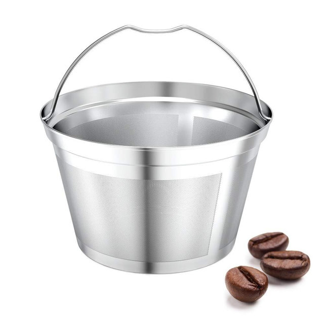 Nicelucky Bunn coffee filter reusable 8 10 12 cup basket replacement filter-stainless steel Permanent coffee filter Suitable for BUNN coffee brewer