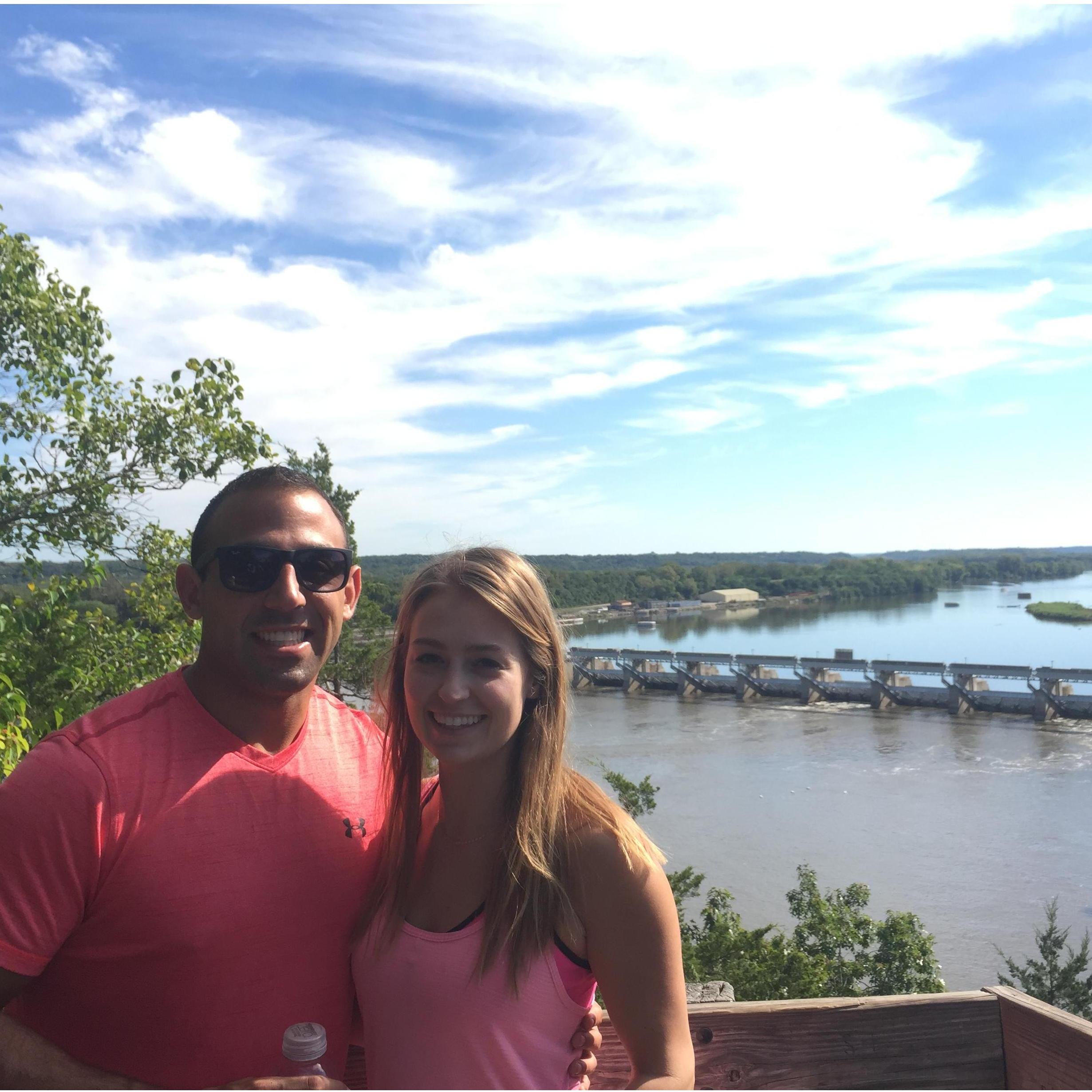 exploring Starved Rock after Matt&Alex's wedding!