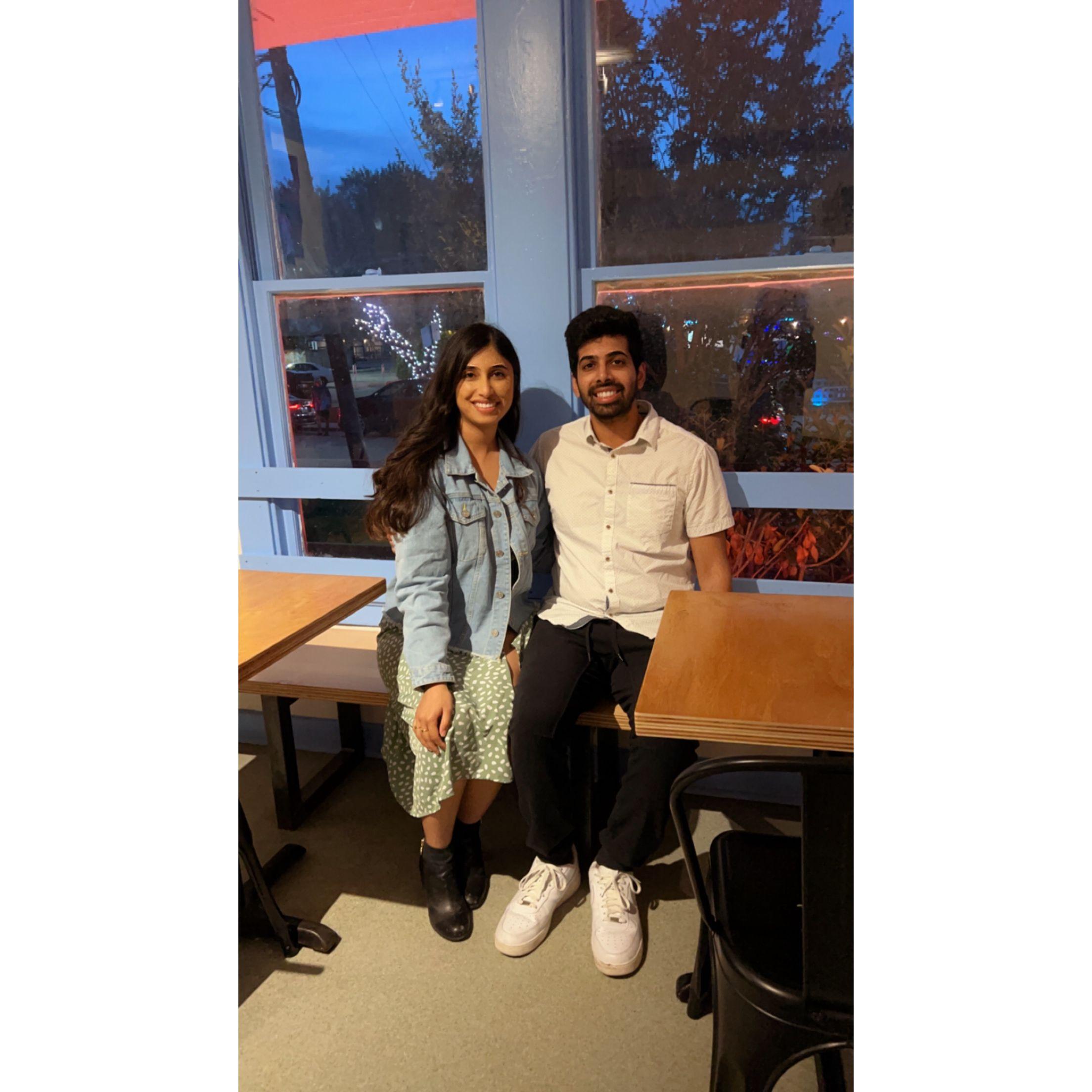 Second Dating Anniversary at Curry Boys in San Antonio