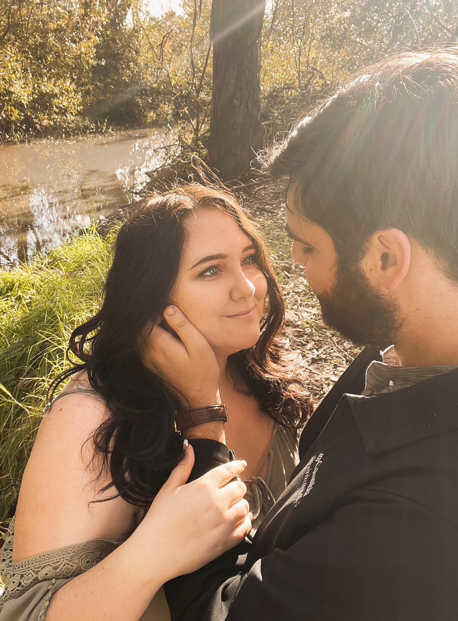 What a sweet moment we caught :)