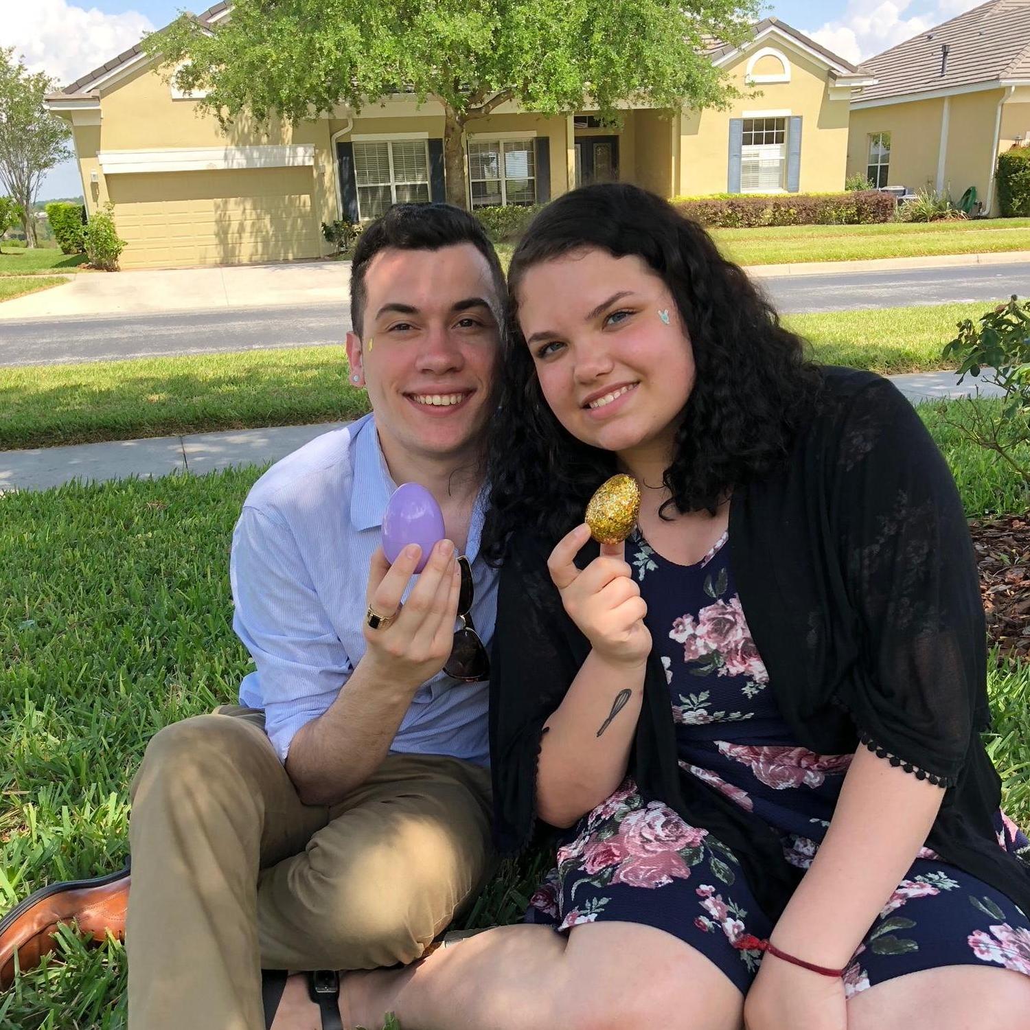 This was during my first trip to Clermont. We got to celebrate Easter together with Matthew's family before starting our externships at Disney.