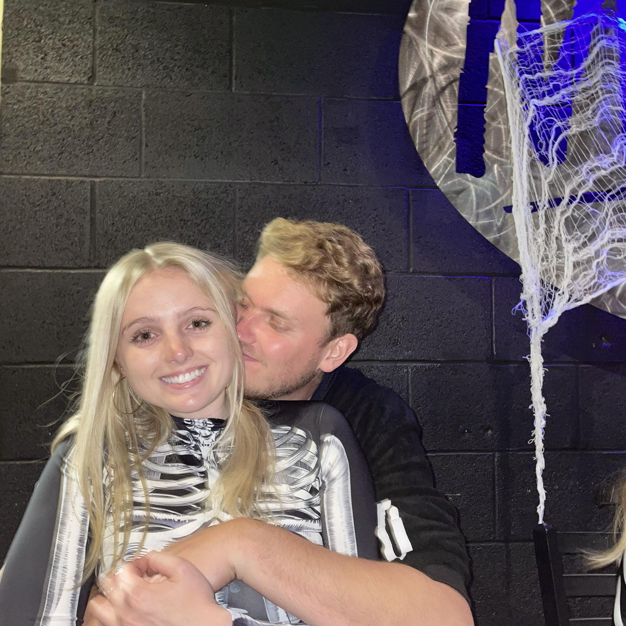 Our first Halloween and Tiffani's birthday together