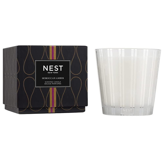 NEST Fragrances NEST03MA003 3-Wick Candle- Moroccan Amber , 21.2 oz