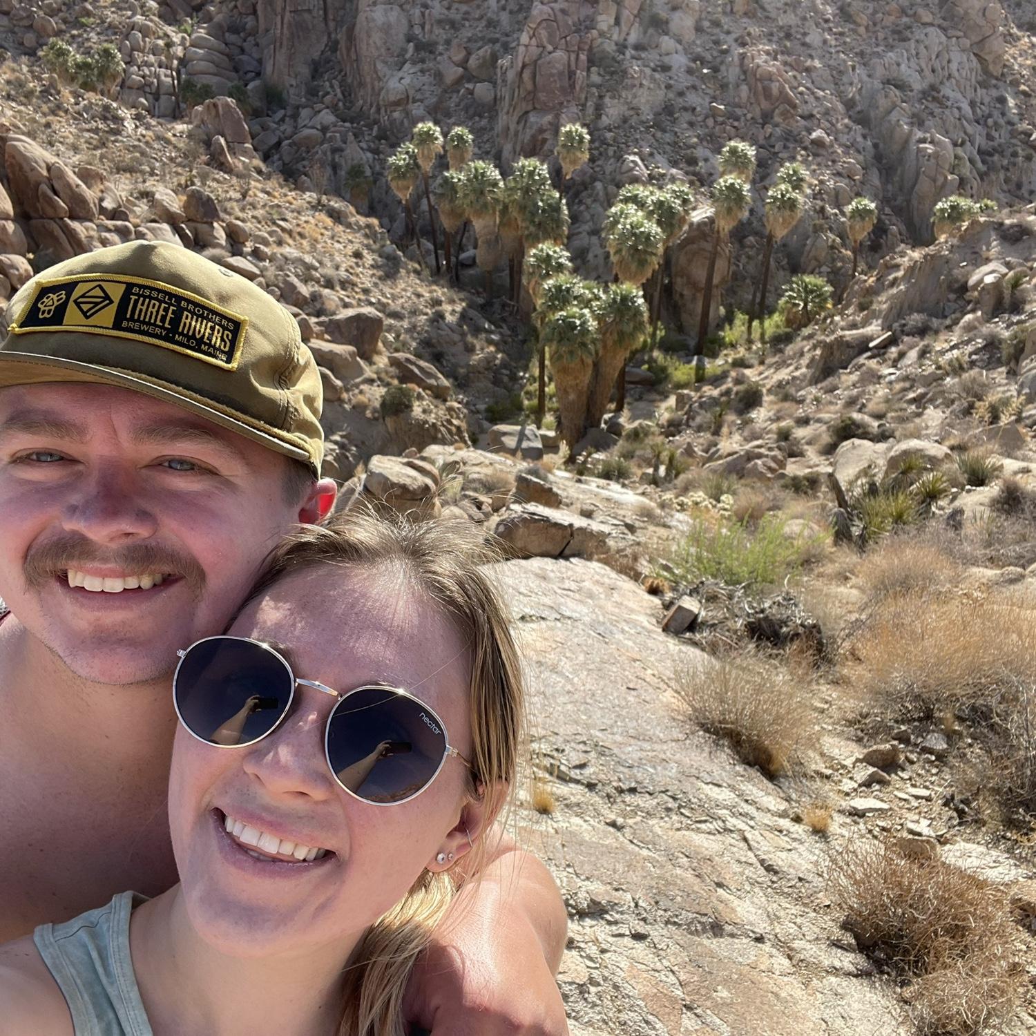 Camping in Joshua Tree, CA for Rob's birthday 2021