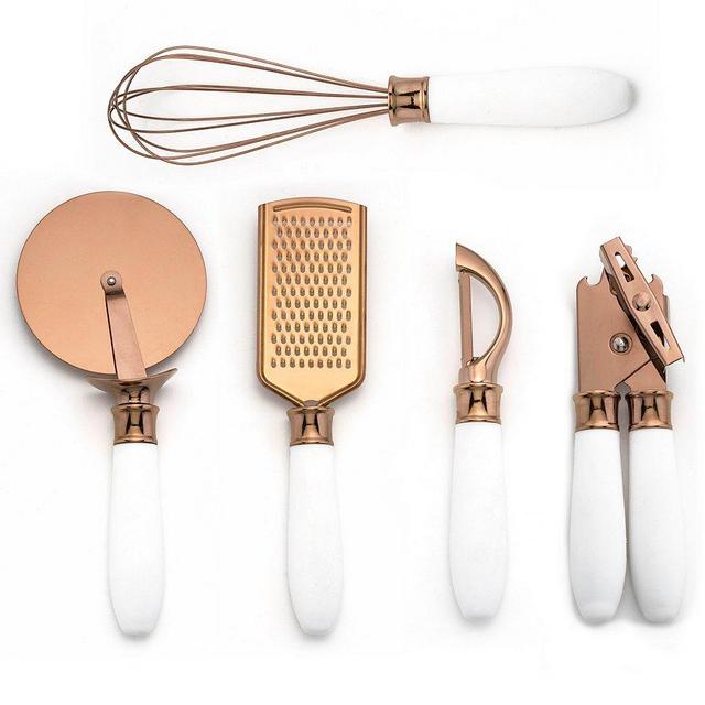 Southern Living Modern Metals Collection 5-Piece Kitchen Gadget Set