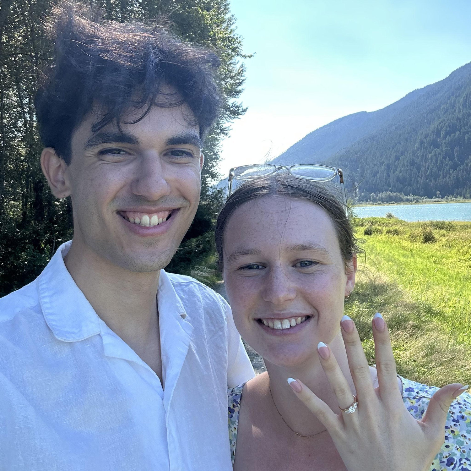 Right after we got engaged!