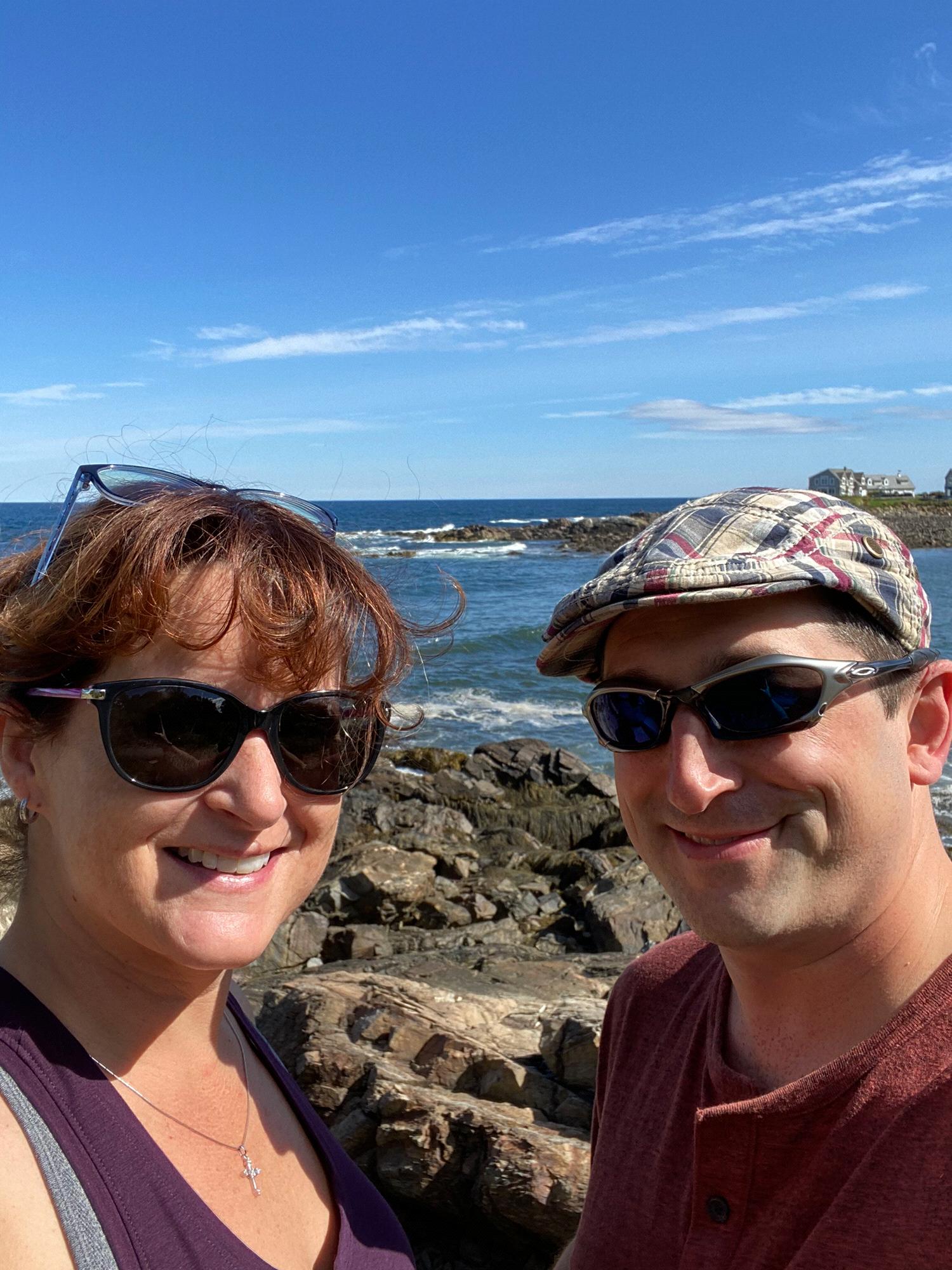 Engagement weekend in Maine.  Before Melanie had any idea what was about to happen.