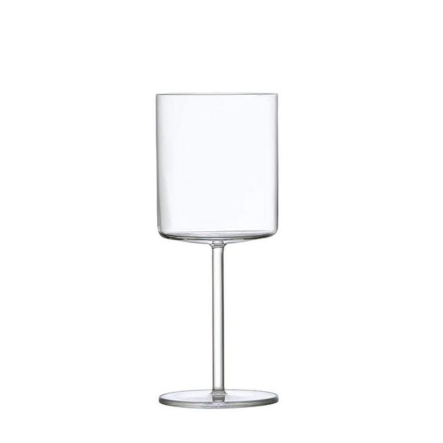 Schott Zwiesel Tritan Crystal Modo Stemware Set of 4 White Wine Glasses, 13.5-Ounce, Clear