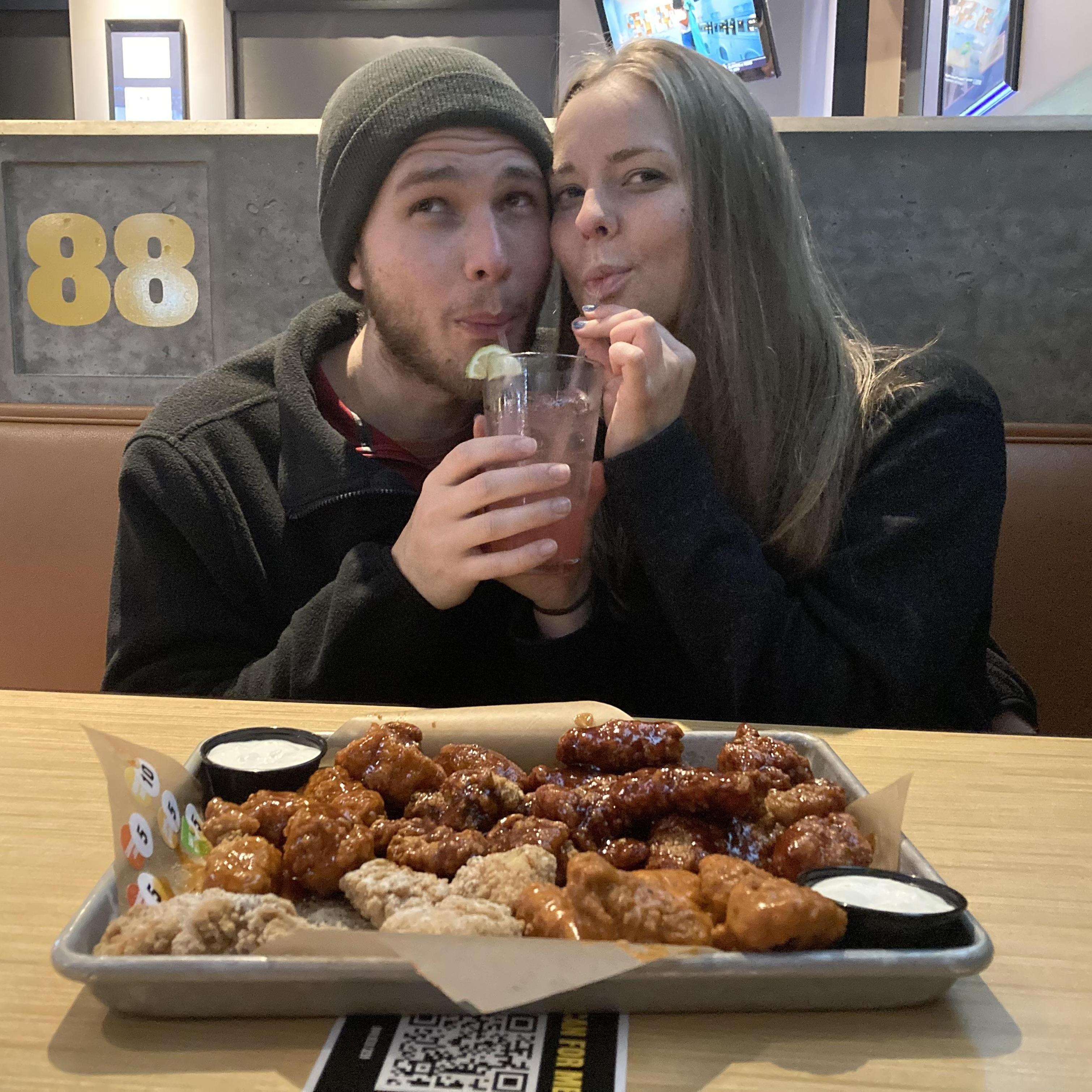 Few things we love more than good wings and good cocktails (and each other).