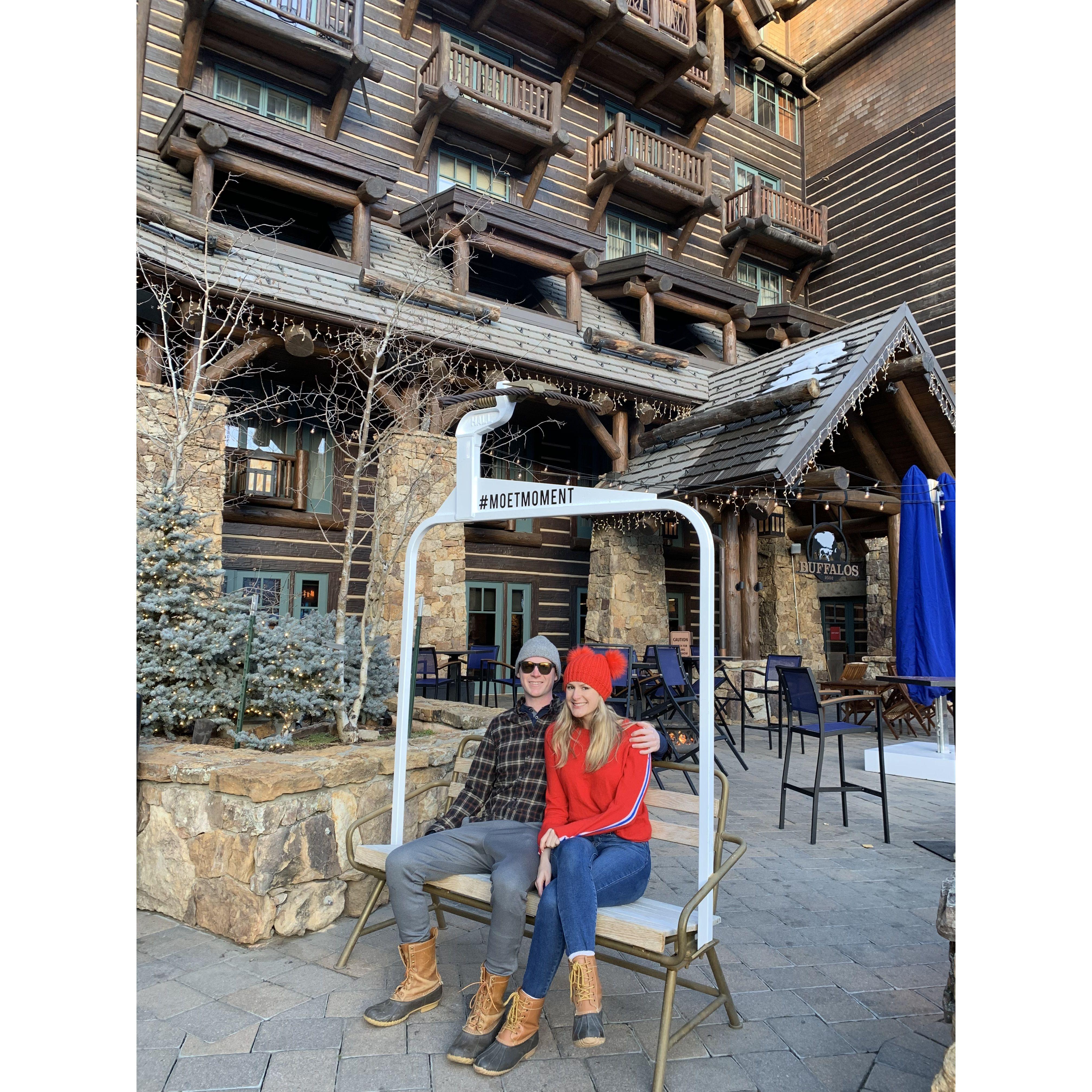 Skiing in Beaver Creek, CO