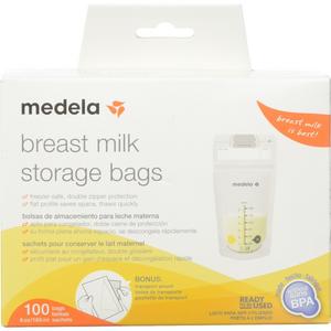 Medela Breast Milk Storage Bags, 100 Count