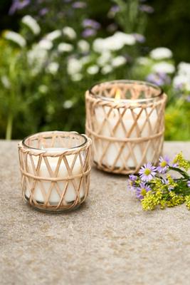 Summer Nights Rattan Citronella Candle