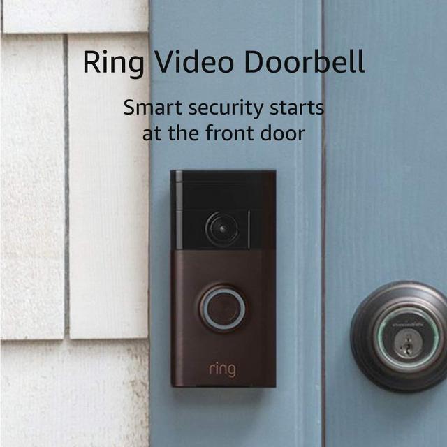 Ring Video Doorbell with HD Video, Motion Activated Alerts, Easy Installation - Venetian Bronze
