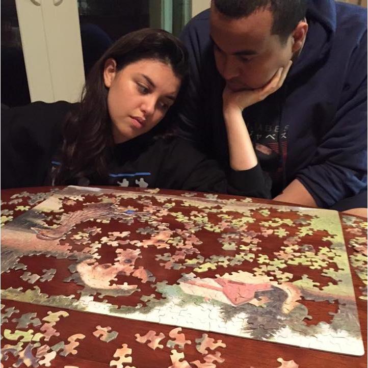 Perfect example of how we're always there to support eachother... and win at puzzles.