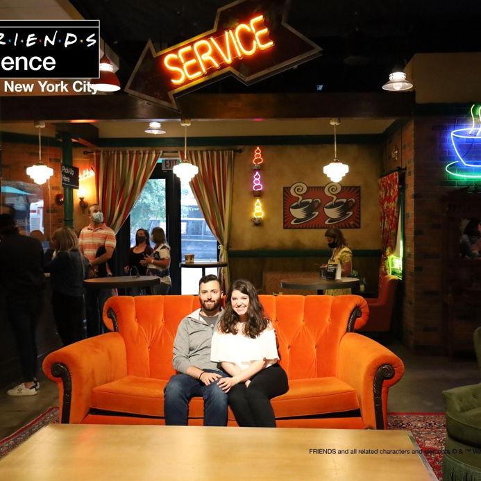 Enjoying coffee at Central Perk, 2021