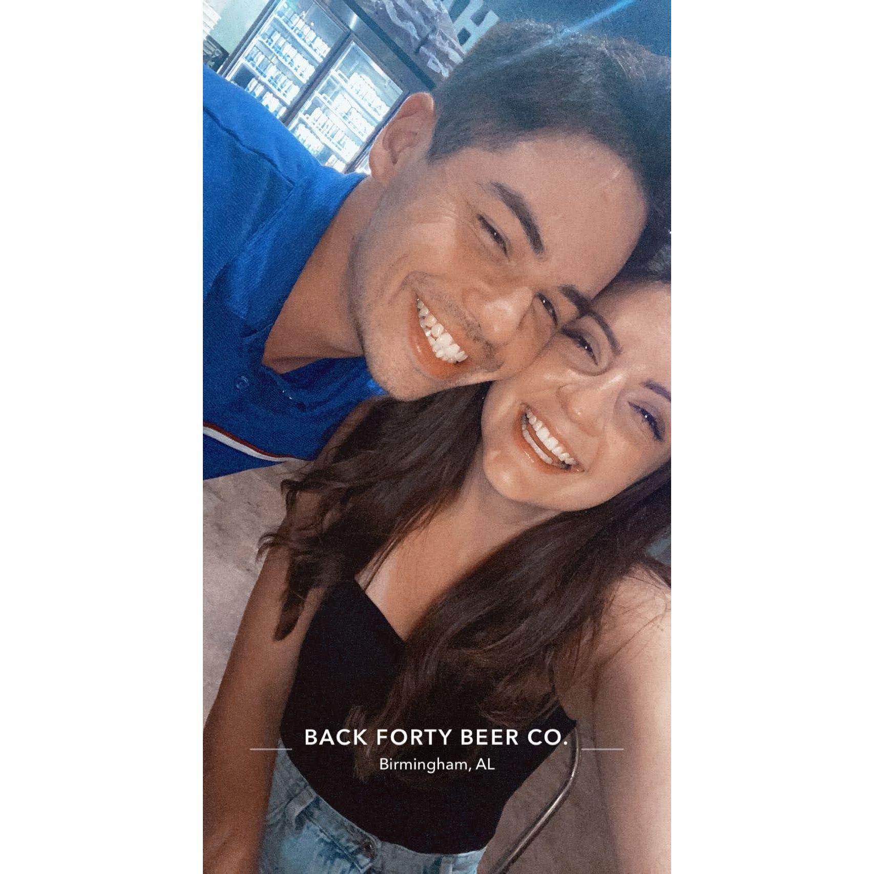 Tom & Allie in bham!