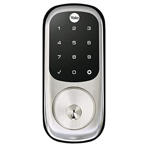 Yale Assure Lock Touchscreen with Wi-Fi and Bluetooth Deadbolt - Works with Amazon Alexa, Google Assistant, HomeKit, Airbnb and More - Satin Nickel