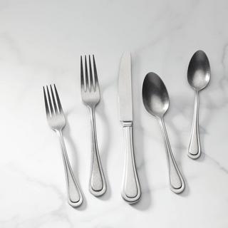 Textured Neutrals 20-Piece Flatware Set, Service for 4