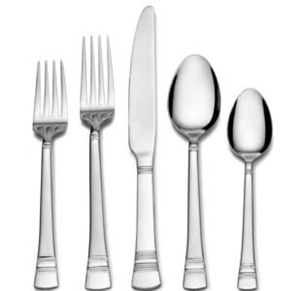 Pfaltzgraff Sapphire Bay 20-Piece Stainless Steel Flatware Set, Service for 4