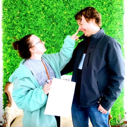 Signing the contract for our wedding venue! (3/1/2024)