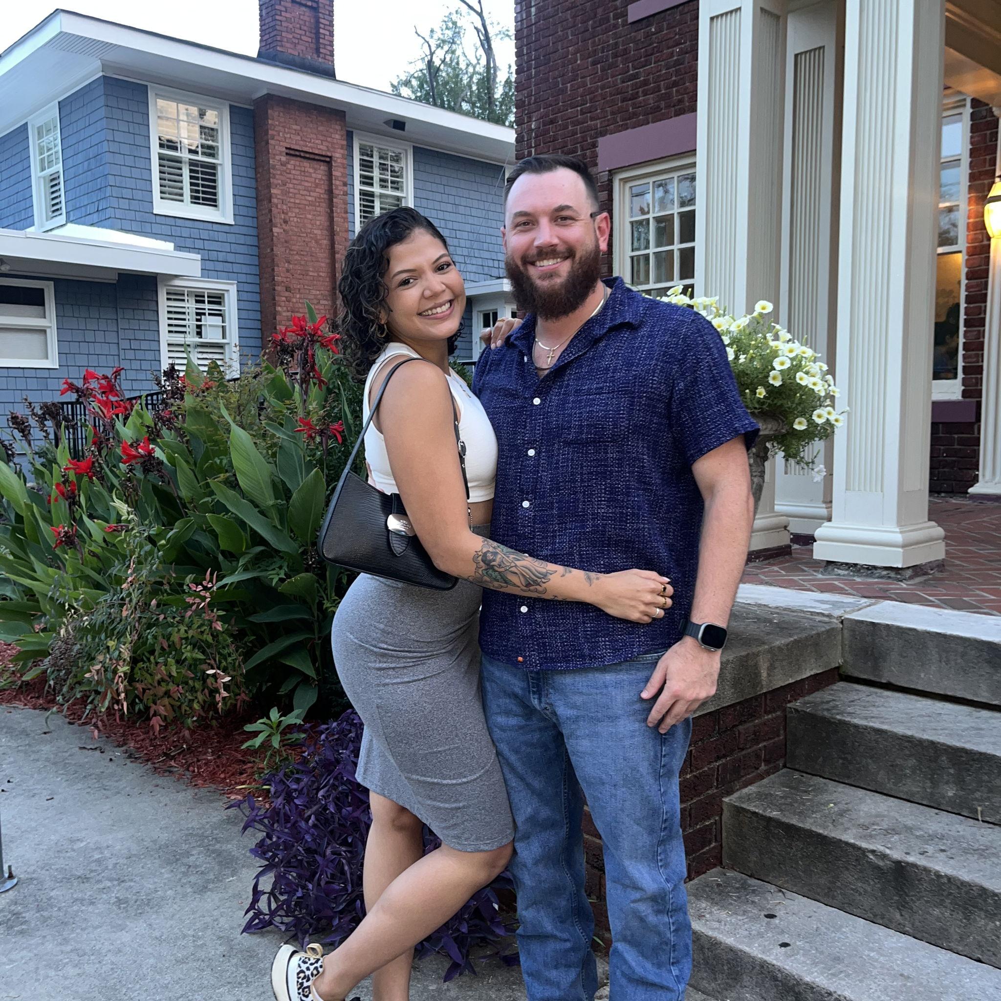 First date at Cajun Queen, our favorite restaurant.