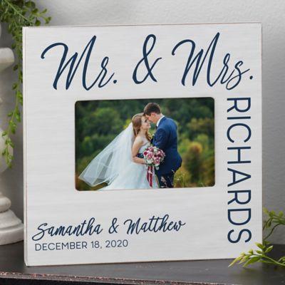 Stamped Elegance Wedding Personalized Picture Frame Box