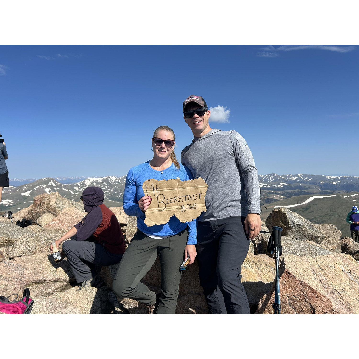 We climbed Mt. Bierstadt!