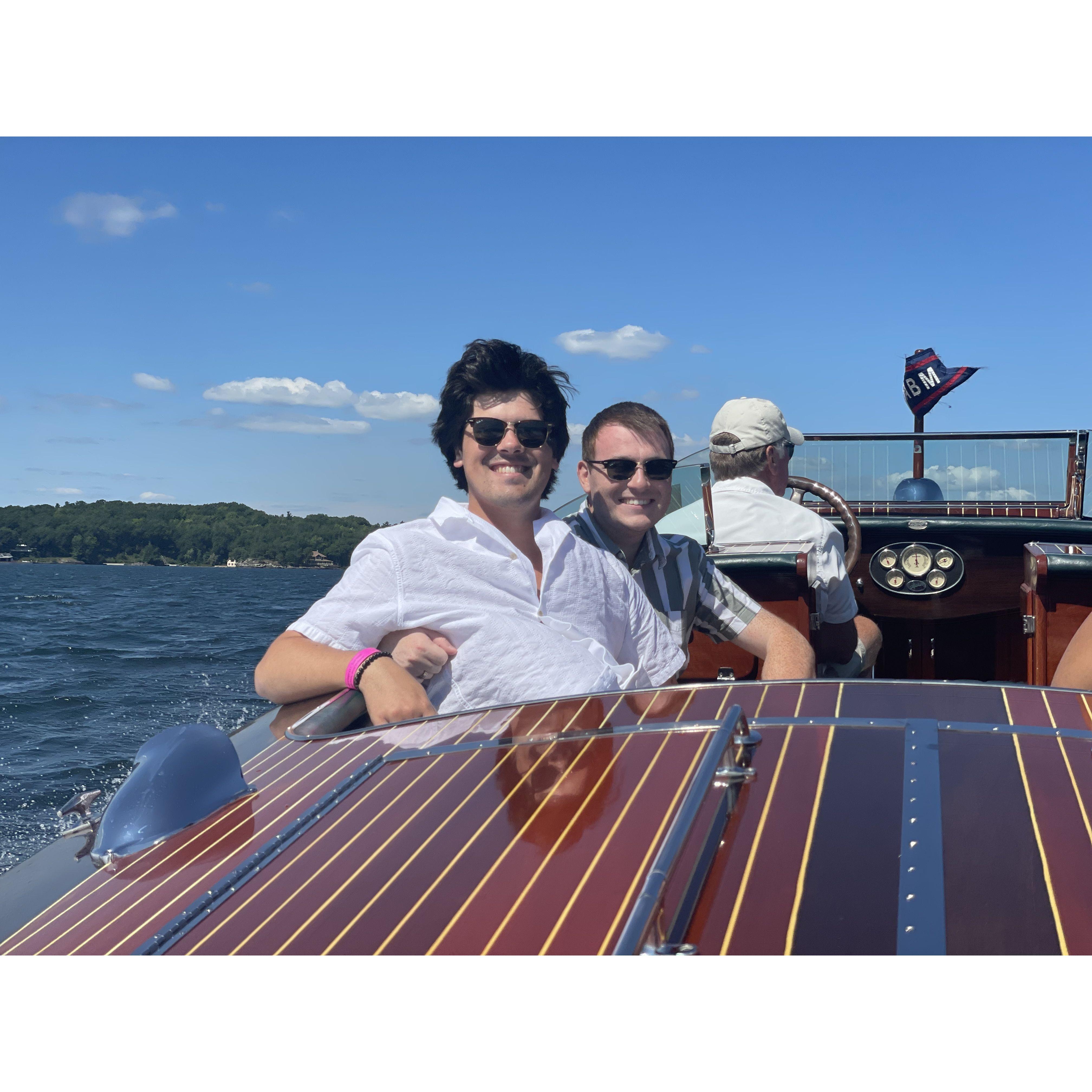 Taking a ride on a historic wooden boat! Summer 2024