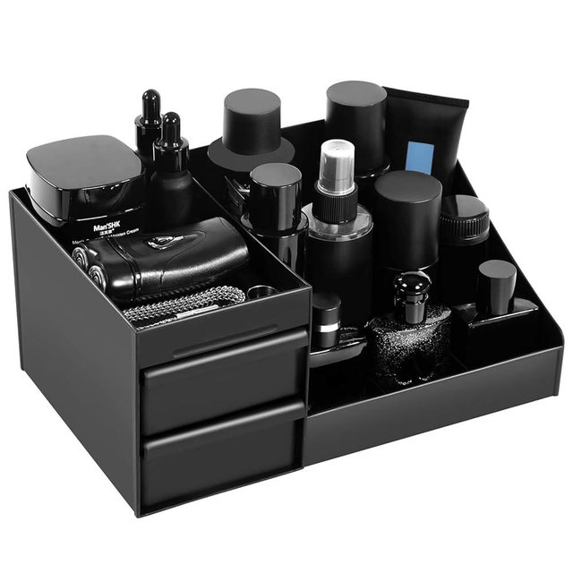YIOJOYD Mens Cologne Organizer,Bathroom Organizers,Organizer For Men,Cologne Stand,Perfume Tray,Perfume Stand,Cologne Holder,Toothbrush Holders,Bathroom Shelf,Counter Storage,Brush Holder