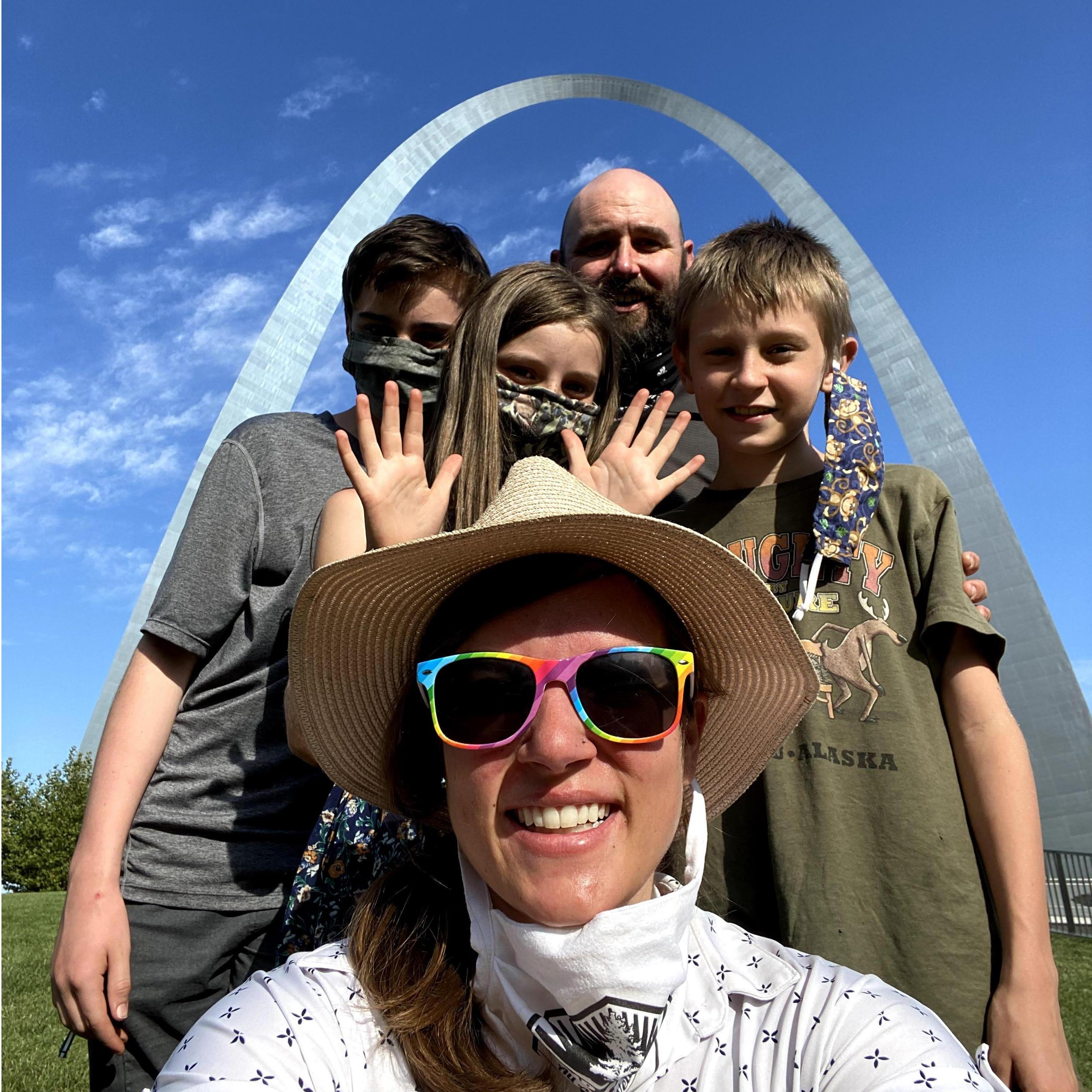 the St. Louis Arch