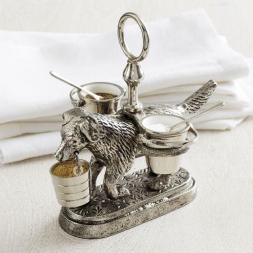 Bunny Williams Dog Salt & Pepper Cellar