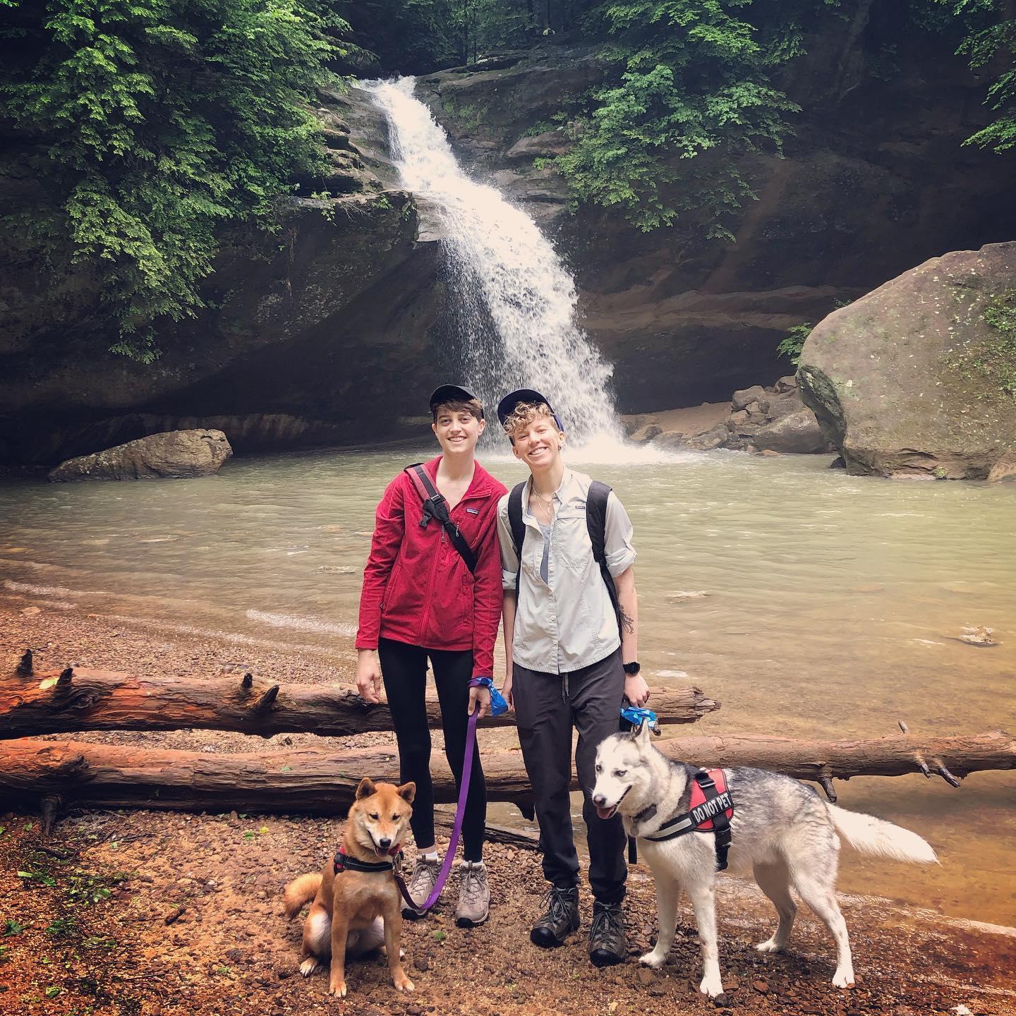 Somehow Taylor managed to get lost on this hike