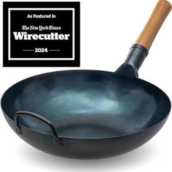 Chinese Hammered Carbon Steel Pow Wok