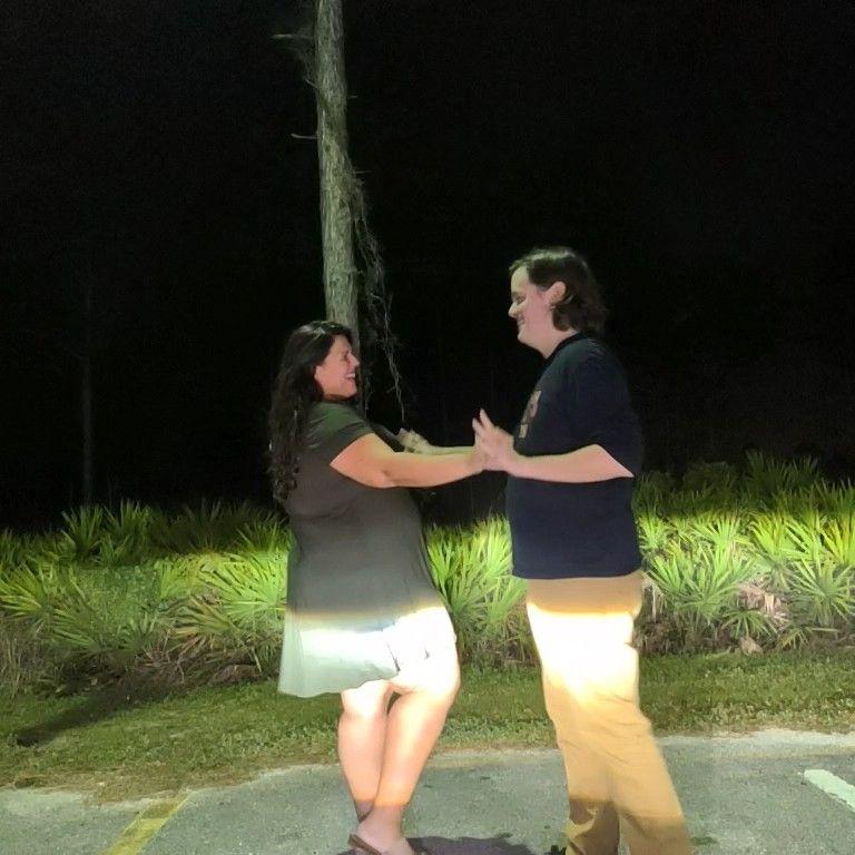 Dancing in the dark #adventurechallenge date